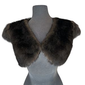 Elegant Black Fur Women's Jacket